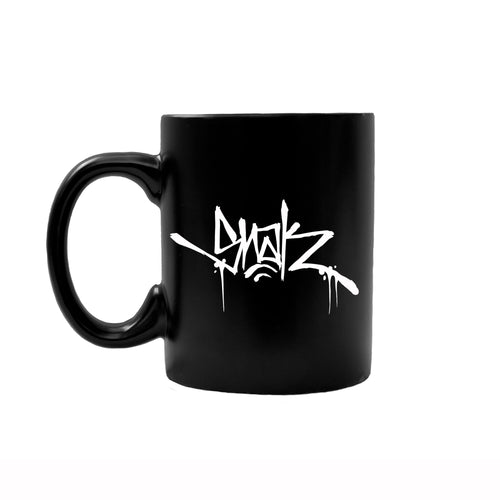 SNAK Coffee Mug - Matte Black w/ White Logo - Snak The Ripper